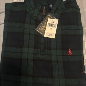Polo by Ralph Lauren Green and Black Plaid Shirt